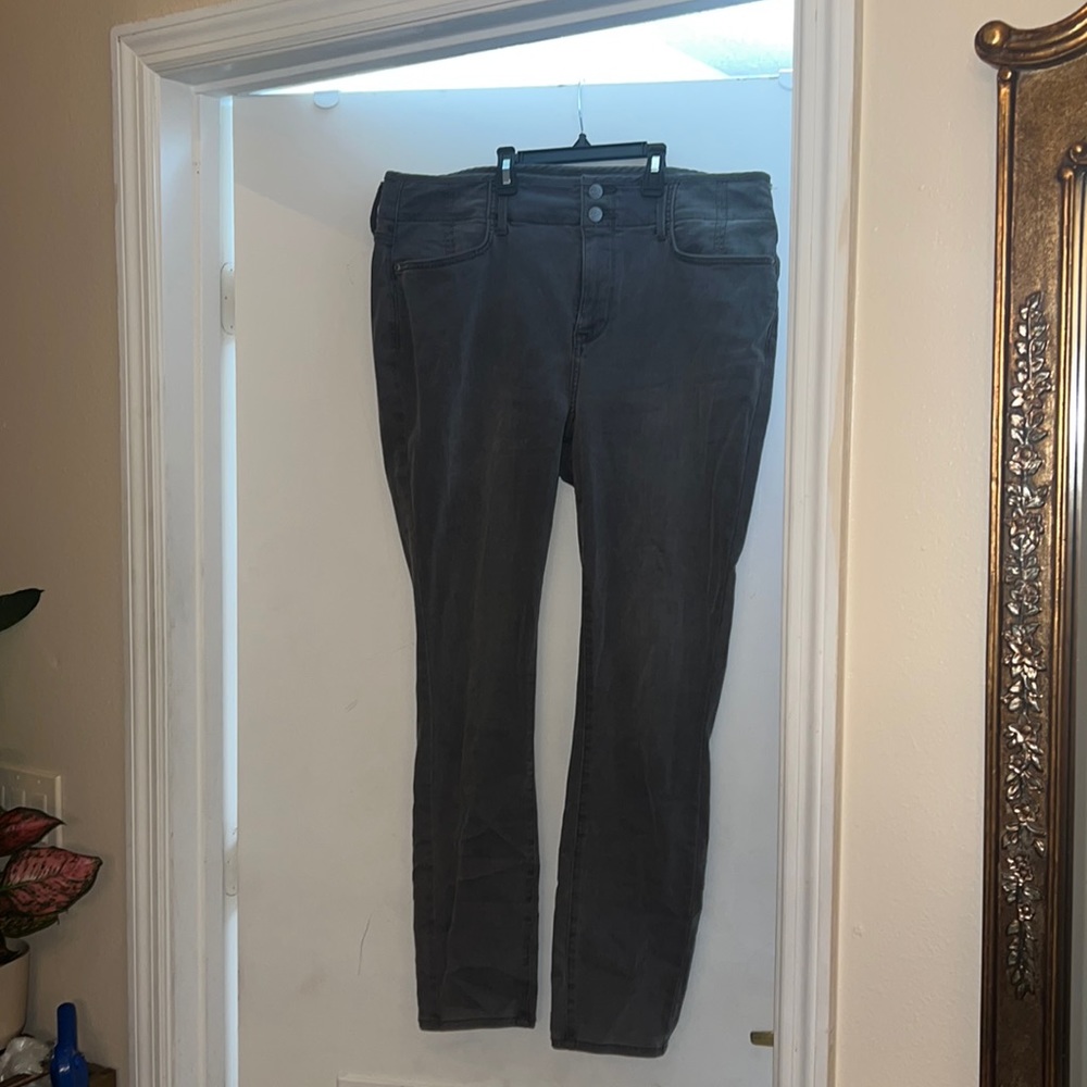 NYDJ Gray skinny jeans